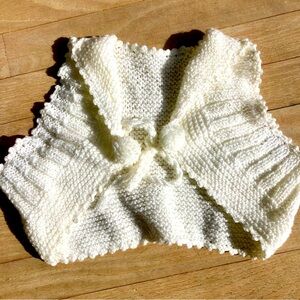 Crochet chunky knit cardigan vest 4-5 yo